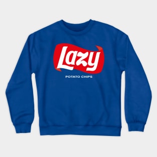 Lazy Potato Chips Crewneck Sweatshirt